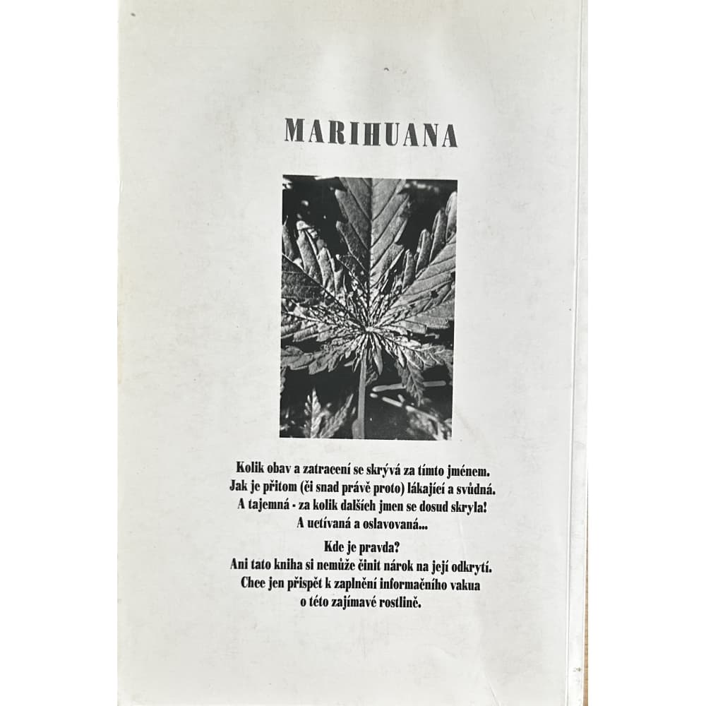 Libor Dupal - Kniha o marihuaně (použitá) – obrázek 2