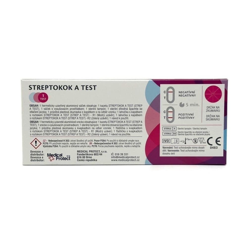 STREPTOKOK A TEST - z výtěru z krku – obrázek 4
