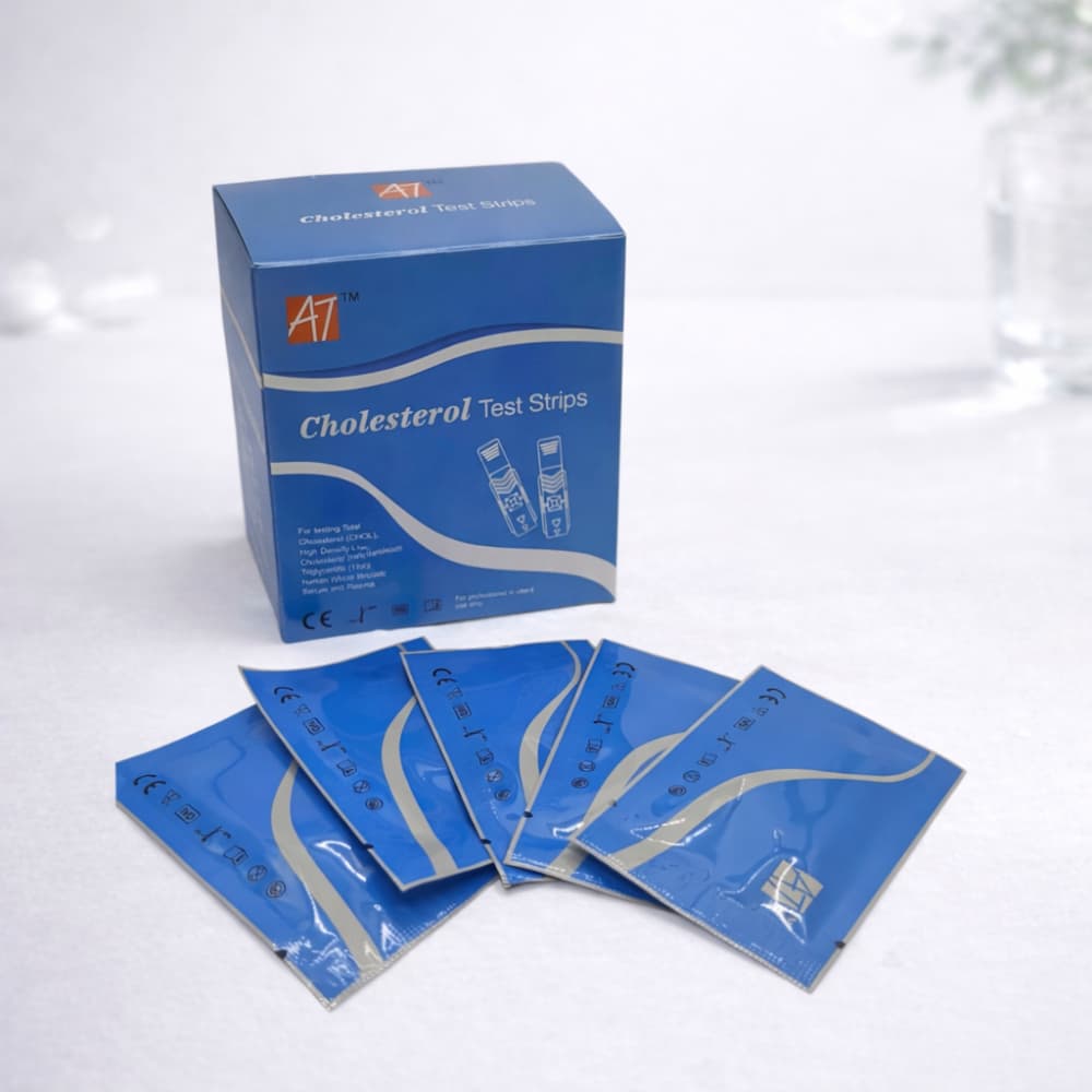 Testovací proužky pro cholesterolmetr - krevní vzorek, 20ks (ALLTEST)