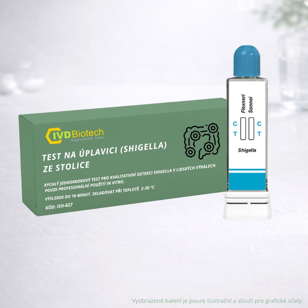 Test na úplavici (Shigella) ze stolice - 1ks