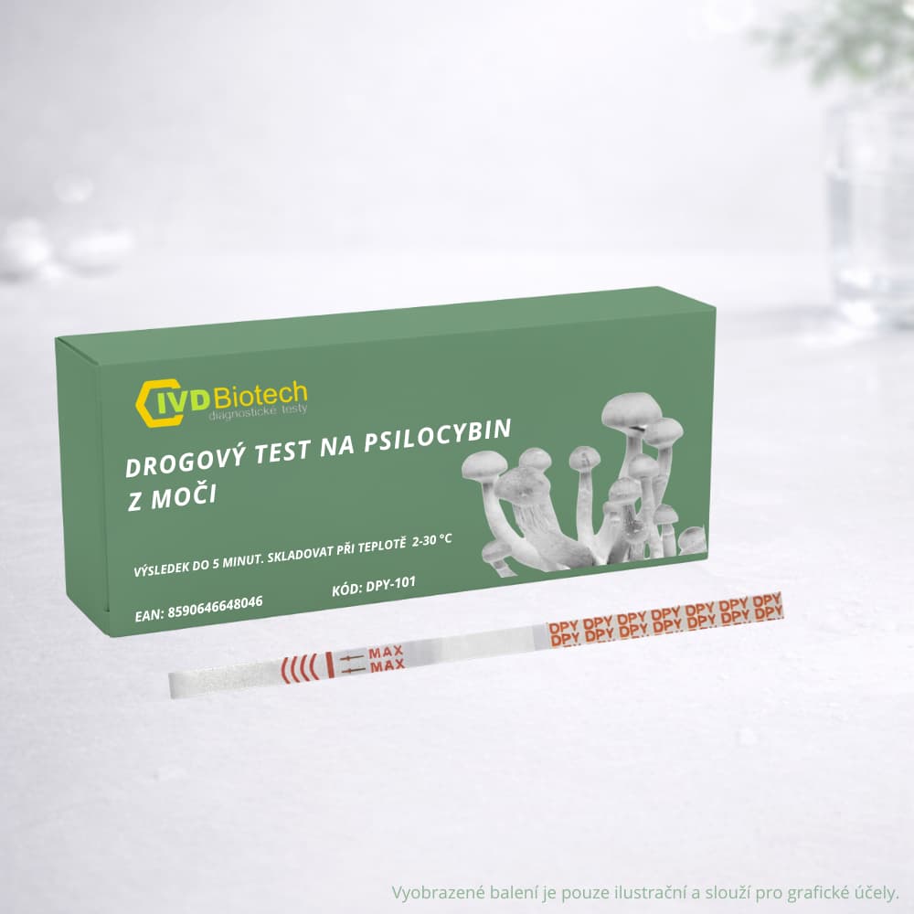 AKCE! Drogový test na psilocybin z moči - 1 ks