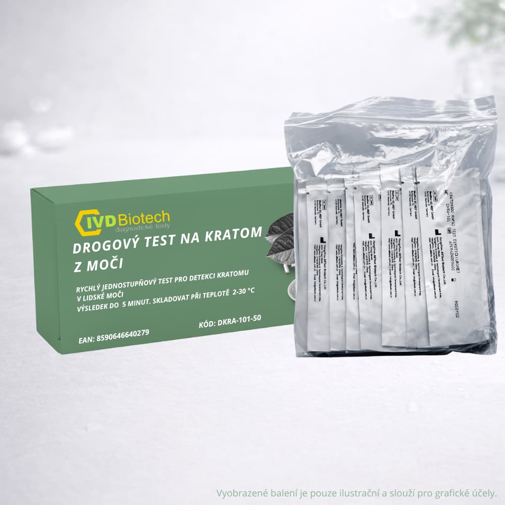 50x Drogový test na kratom z moči