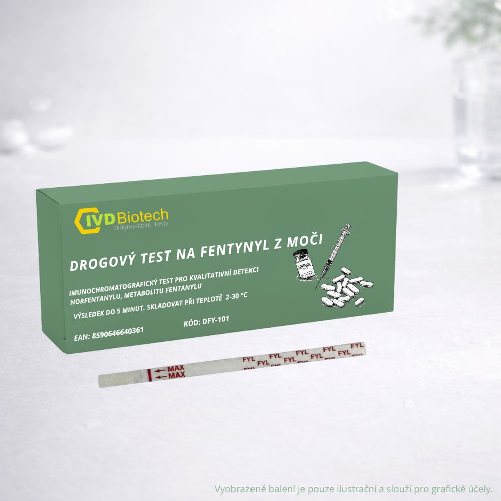 Drogový test na fentanyl z moči - 1ks