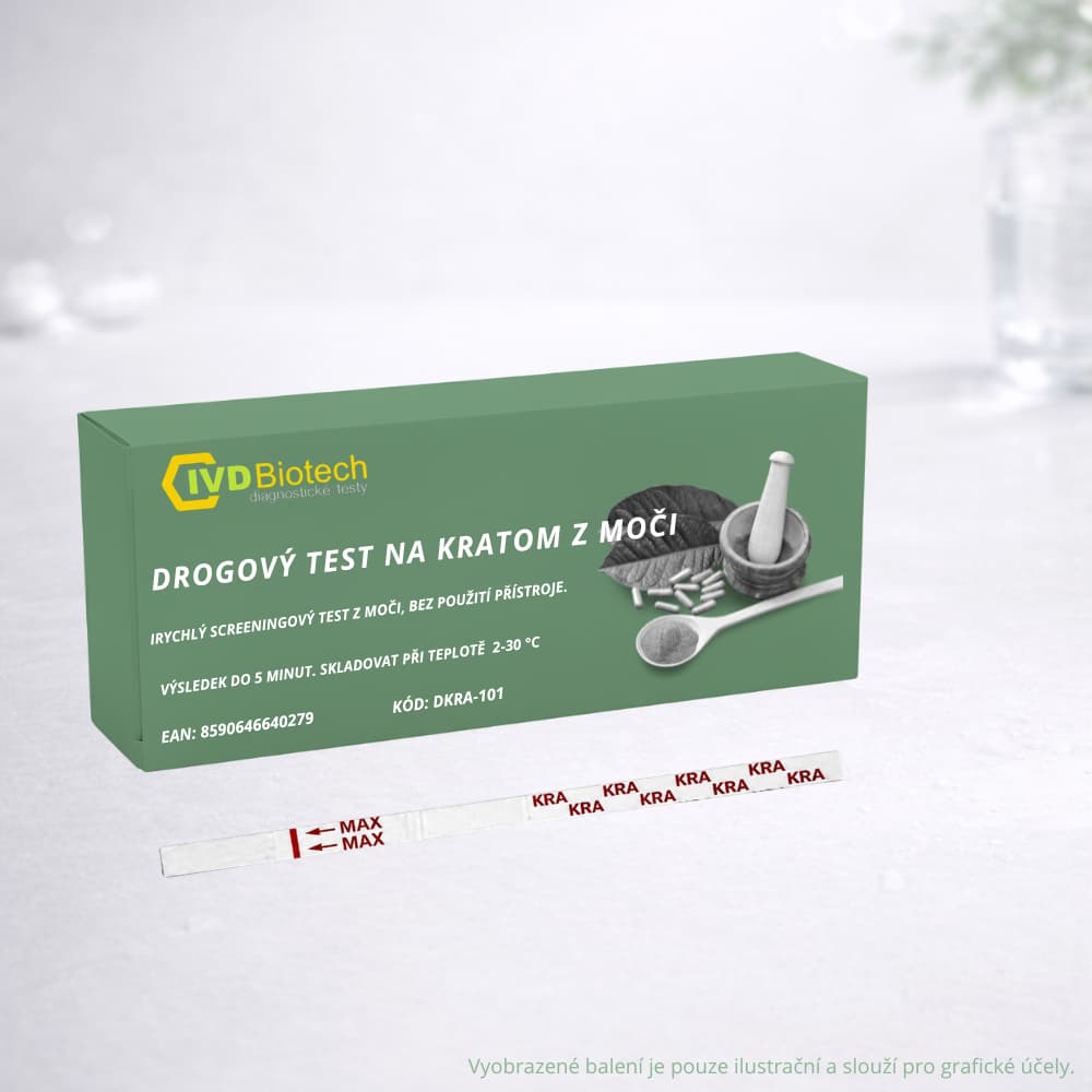 Drogový test na KRATOM z moči  - 1 ks