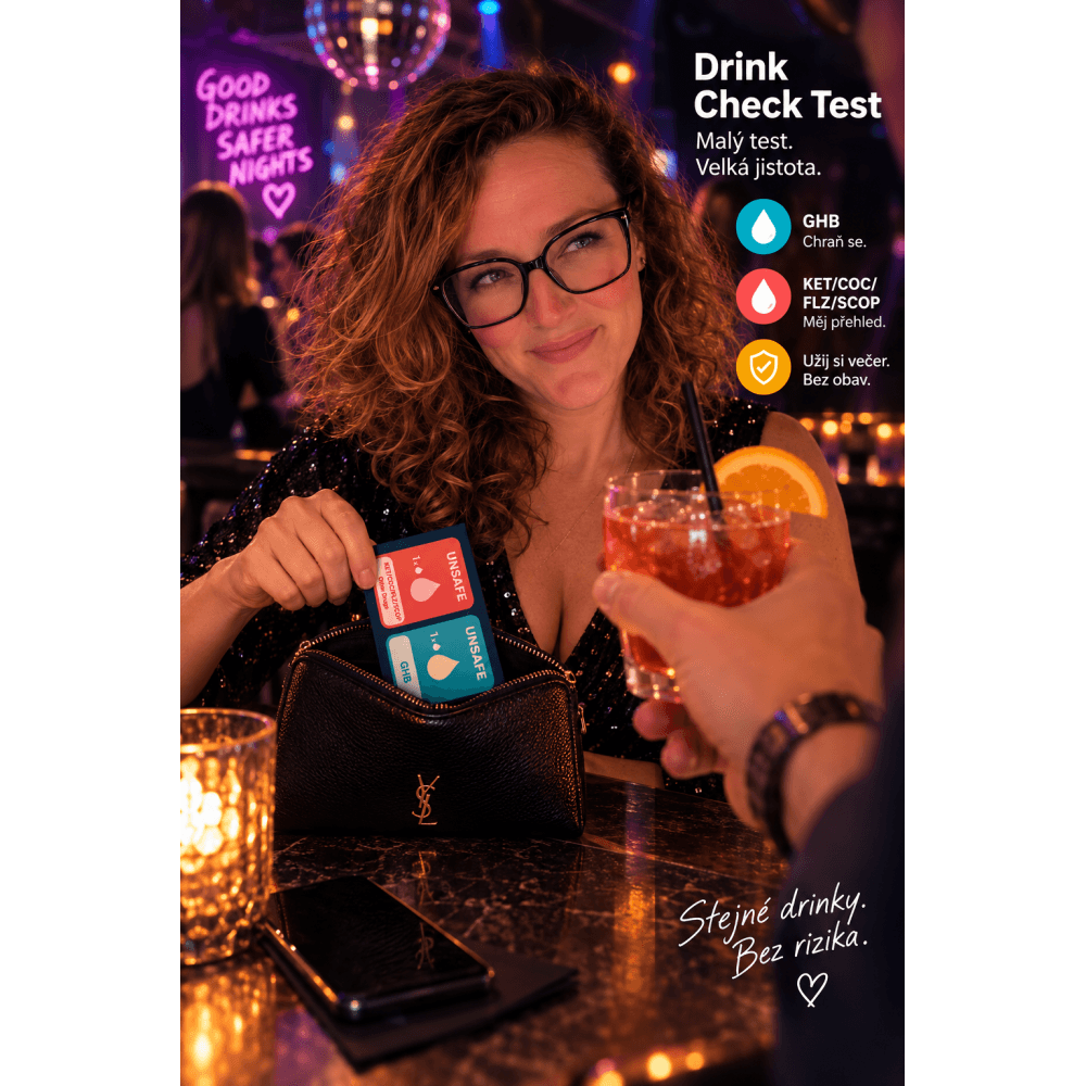 Tester nápojů (Drink Check Test) - karta 1ks/10ks – obrázek 3