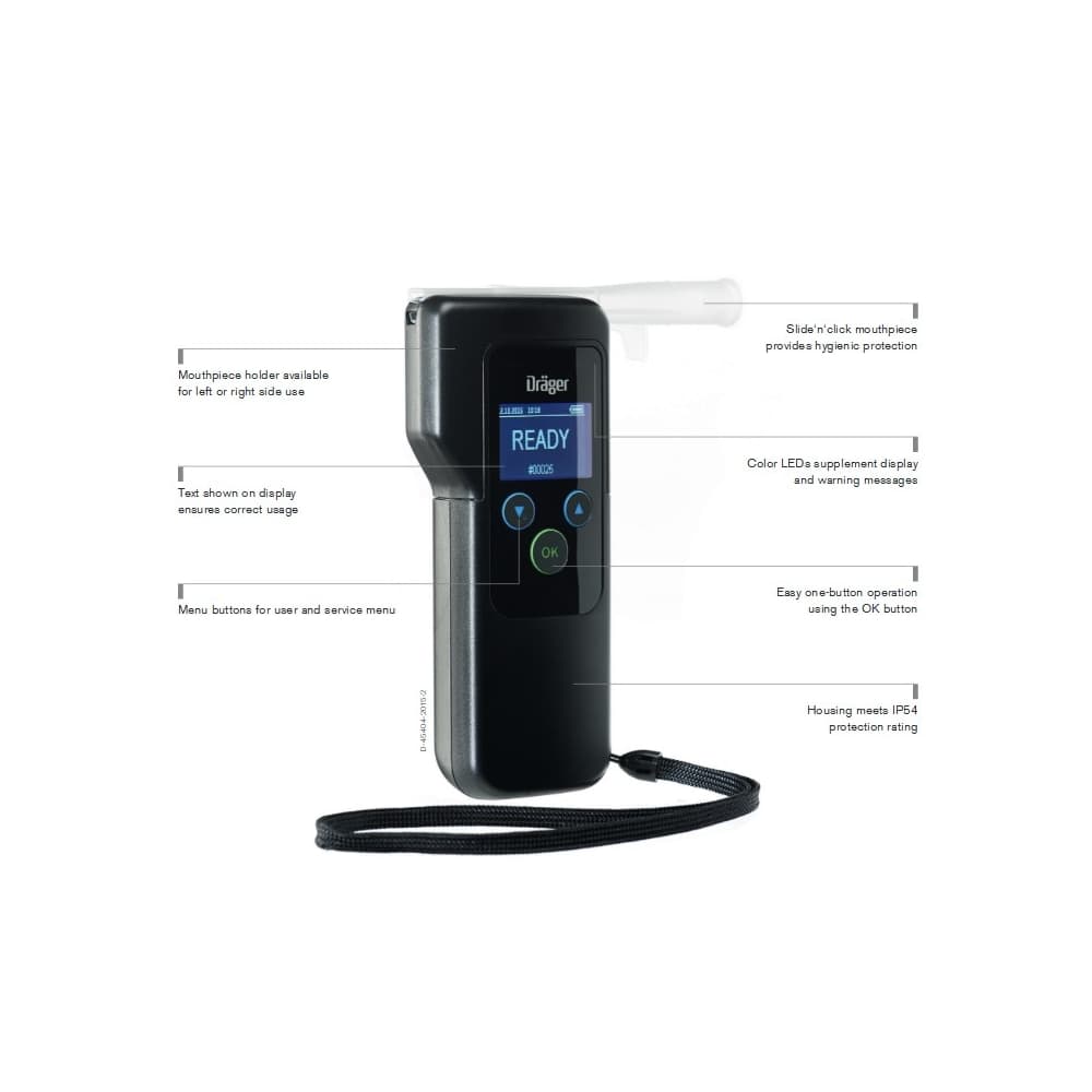 Alkoholový tester Dräger Alcotest 6000 (5820) – obrázek 4